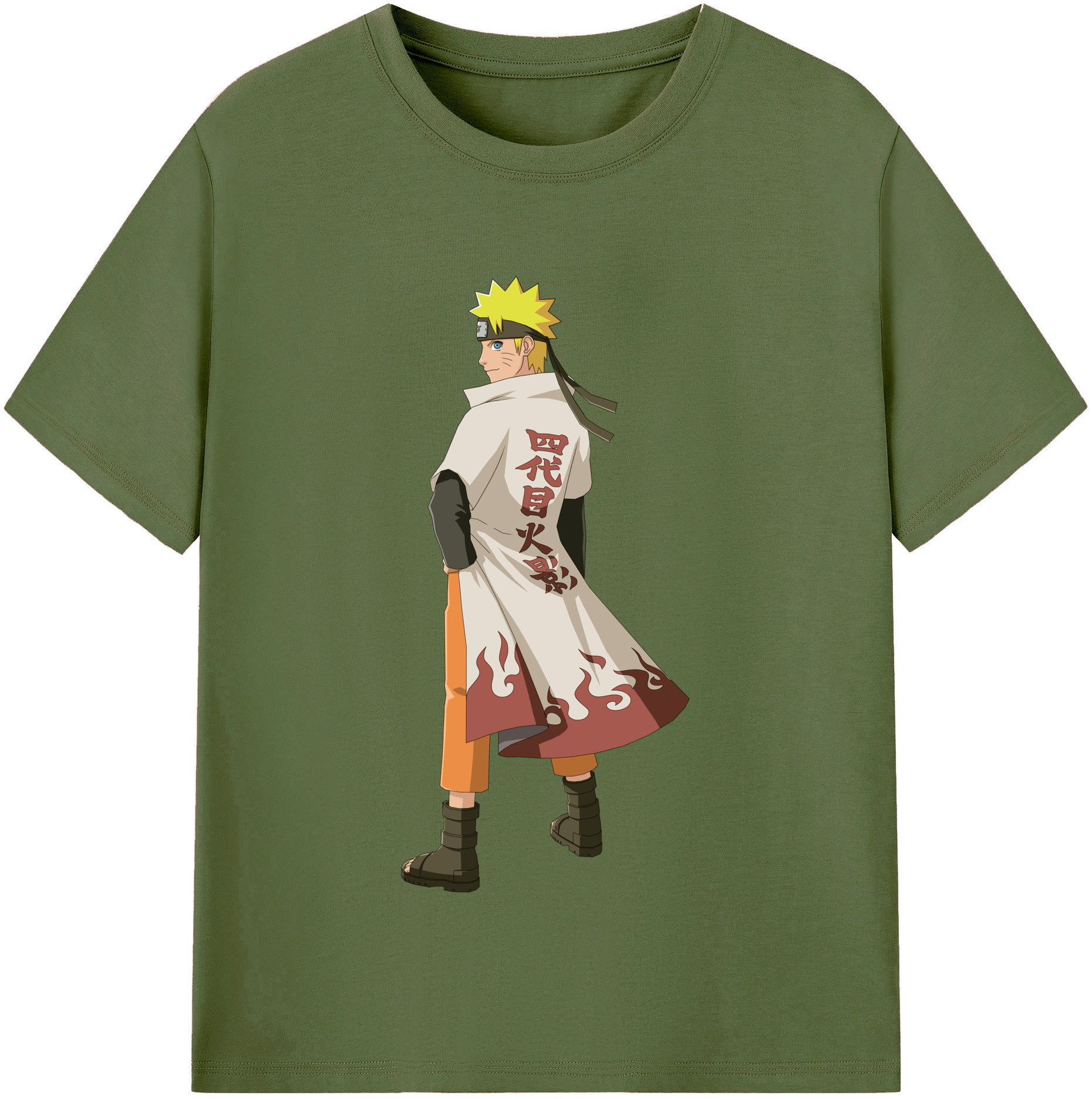 （画像用） NARUTO -ナルト- うずまき ナルト Uzumaki Naruto 綿100％半袖Tシャツ（フロントプリント）